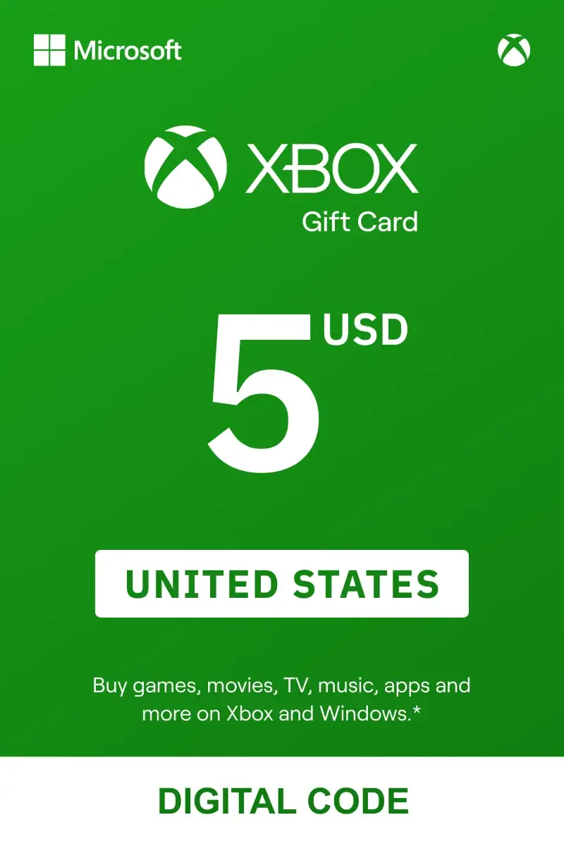 Xbox Gift Card 5$