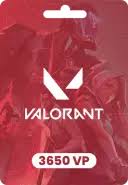 Valorant Gift Card 3650 VP EG