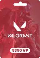 Valorant Gift Card 5350 VP EG