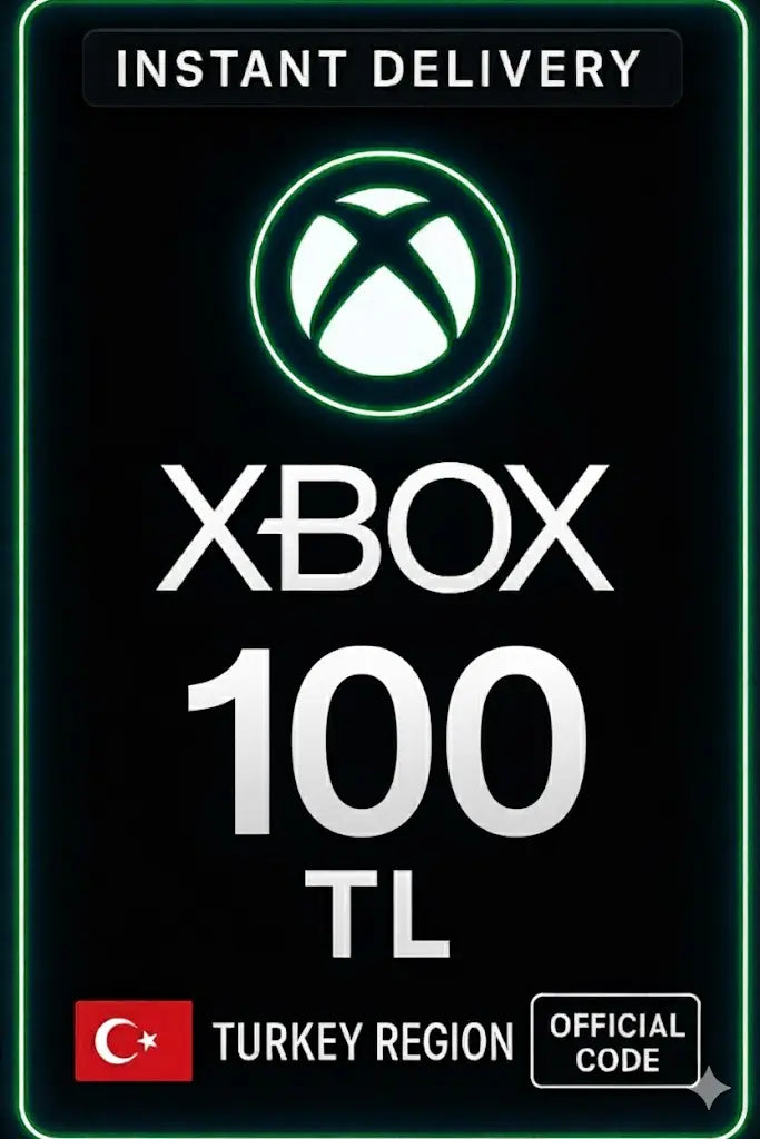 Xbox 100 TL Hediye Kartı ( Türkiye )